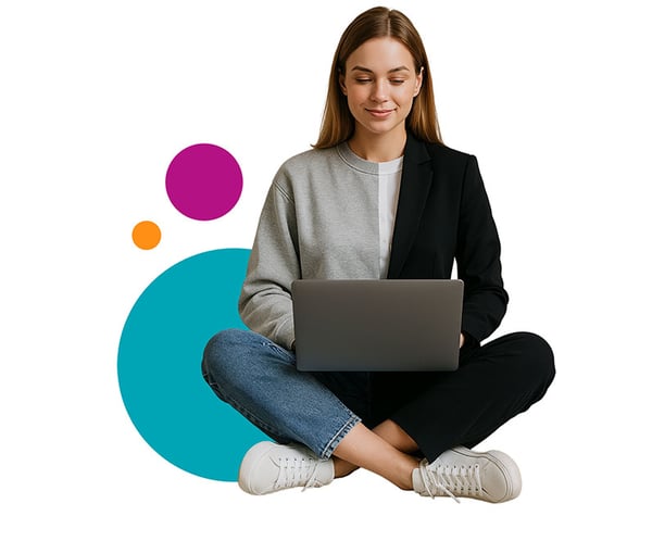 50-50-woman-laptop-sitting