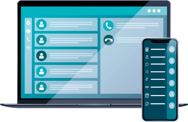Teams på olika enheter 