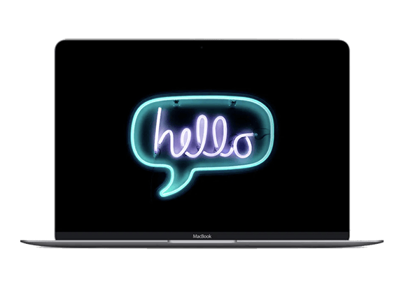 Laptop hello!