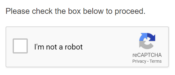 Captcha box