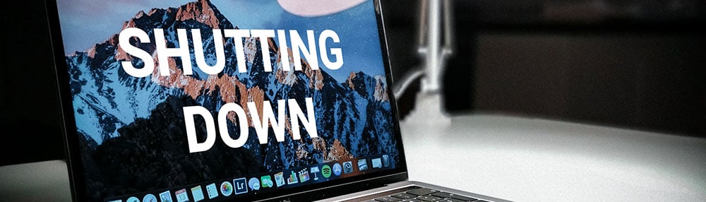 Laptop shutting down