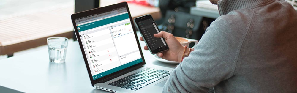 Softphone i dator och mobil