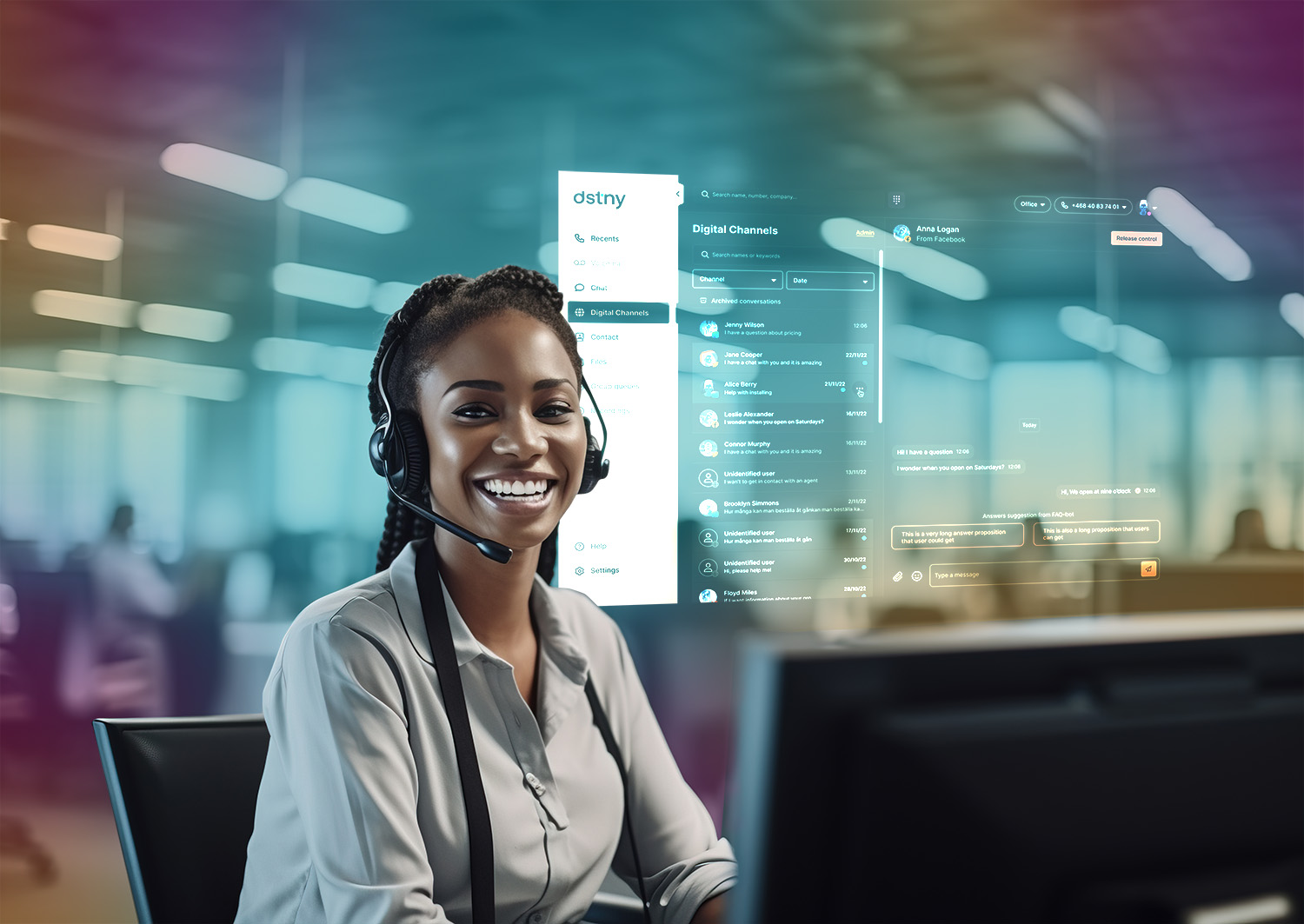 Agent-AI-woman-office