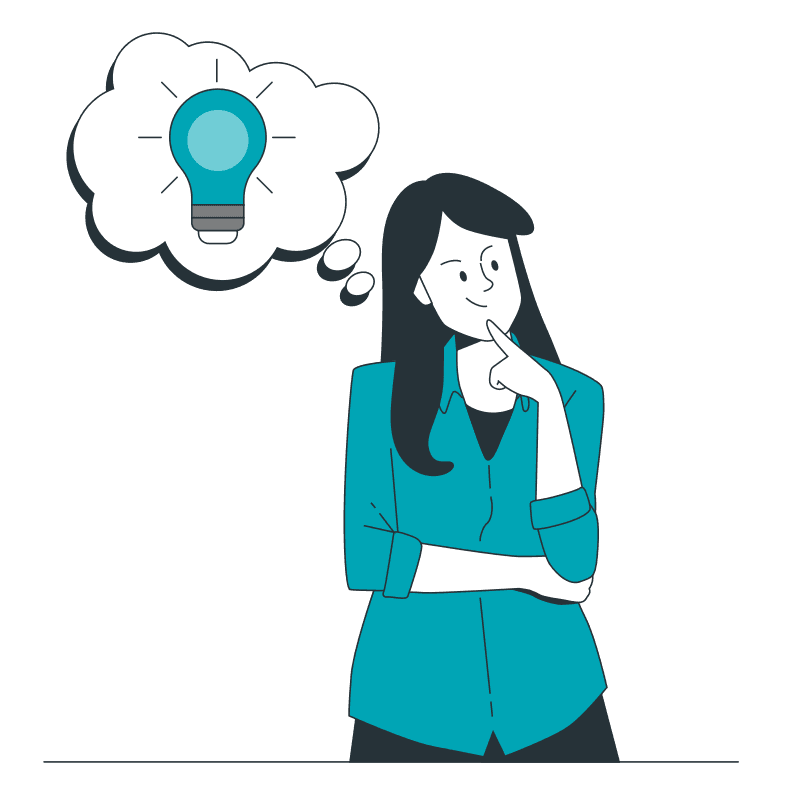 Woman thinking